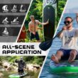 FunWater Inflatable Stand Up Paddle Board with Premium SUP Paddleboard Accessories, Anti-Slip EVA Deck, 11'/10'6'' Paddle Boards for Adults & Youth of All Skill Levels