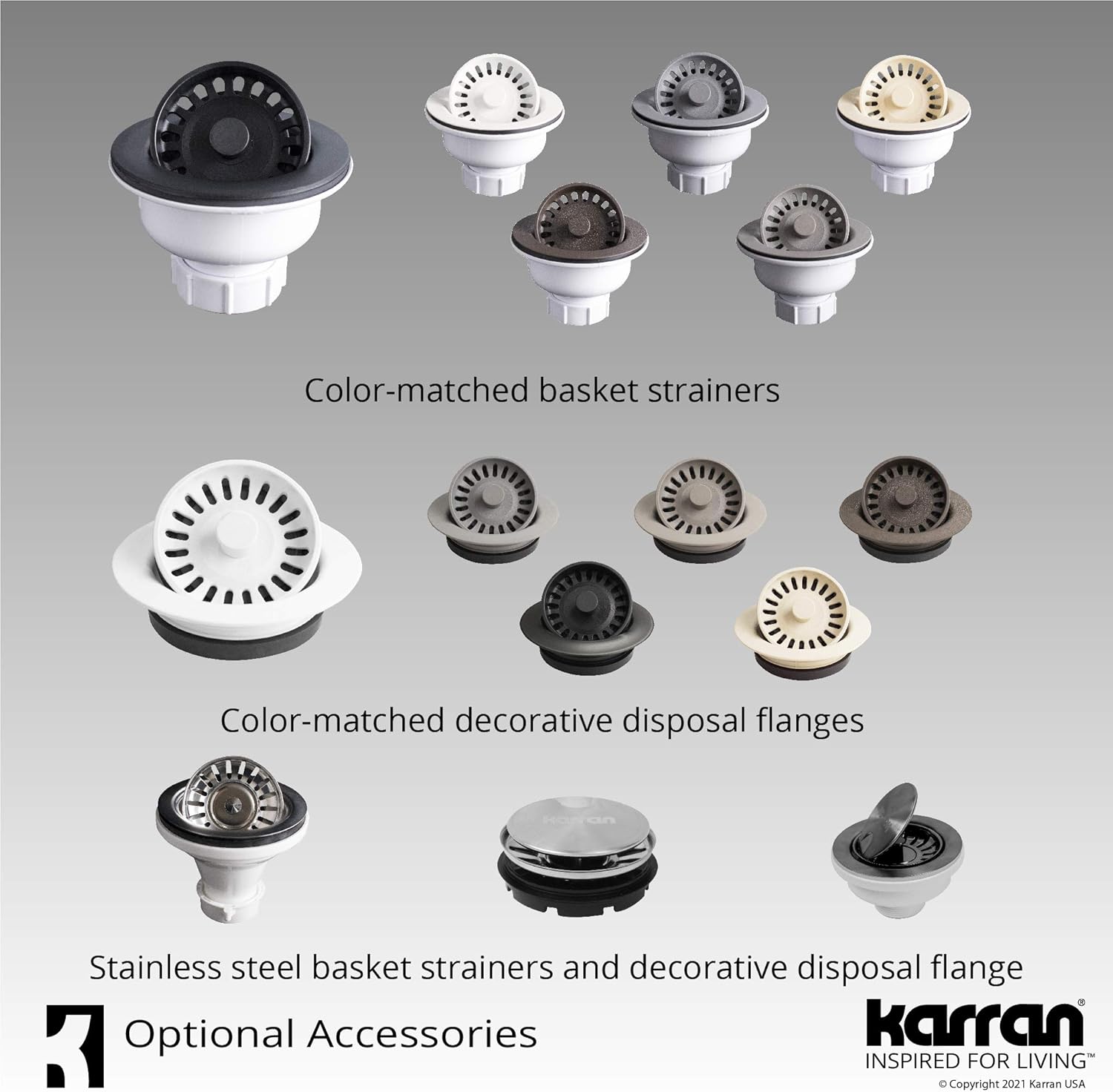 Karran QT-810 33" Top Mount Double Equal Bowl Quartz Kitchen Sink in Grey Karran QT-810 33" Top Mount Double Equal Bowl Quartz Kitchen Sink in Grey