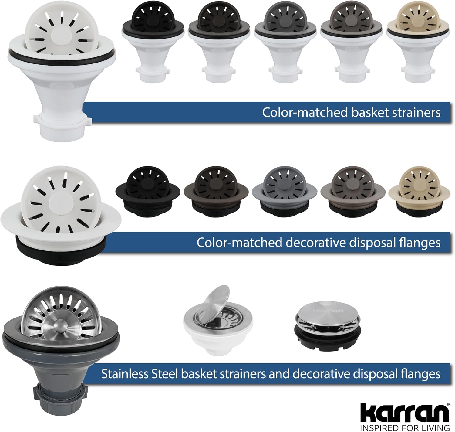 Karran QT-810 33"" Top Mount Double Equal Bowl Quartz Kitchen Sink in White "Karran QT-810 33"" Top Mount Double Equal Bowl Quartz Kitchen Sink in White"