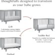 Babyletto Hudson 3-in-1 Convertible Baby Crib - Wooden Baby Bed with 4 Adjustable Mattress Heights - Strong & - Grey Babyletto Hudson 3-in-1 Convertible Baby Crib - GREENGUARD Gold Certified Convertible Crib to Toddler Bed & Daybed - Wooden Baby Bed with 4 Adjustable Mattress Heights - Strong & Easy Assembly - Grey