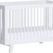 Babyletto Hudson 3-in-1 Convertible Baby Crib with Toddler Bed & Daybed Conversion - Easy to Assemble - GREENGUARD Gold Certified w/ 4 Adjustable Mattress Heights - White