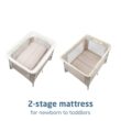 Maxi-Cosi Swift Baby Playpen with Mat, Baby Play Yards, Pack and Play with Bassinet - Portable Playpen for Babies and Toddlers, Classic Oat