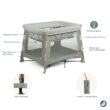Maxi-Cosi Swift Baby Playpen with Mat, Baby Play Yards, Pack and Play with Bassinet - Portable Playpen for Babies and Toddlers, Classic Green