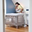 Maxi-Cosi Swift Baby Playpen with Mat, Baby Play Yards, Pack and Play with Bassinet - Portable Playpen for Babies and Toddlers, Classic Green