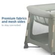 Maxi-Cosi Swift Baby Playpen with Mat, Baby Play Yards, Pack and Play with Bassinet - Portable Playpen for Babies and Toddlers, Classic Green