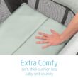 Maxi-Cosi Swift Lightweight Portable Playard, 1-Step Fold PlaypenWith Travel Bag, 2-Stage Mattress for Newborn to Toddlers, Essential Graphite