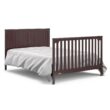 Graco Hadley All-in-One Convertible Crib & Changer (Espresso) – GREENGUARD Gold Certified, Fits Standard Crib Mattress, Converts to Toddler Bed and Full Bed, 4 Adjustable Mattress Heights