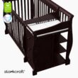 Storkcraft Portofino 5-in-1 Convertible Crib and Changer (Espresso) Storkcraft Portofino 5-in-1 Convertible Crib and Changer (Espresso) – Crib and Changing -Table Combo with 3 Drawers, Includes Baby Changing Pad, Converts to Full-Size Bed