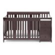 Storkcraft Portofino 5-in-1 Convertible Crib and Changer (Espresso) Storkcraft Portofino 5-in-1 Convertible Crib and Changer (Espresso) – Crib and Changing -Table Combo with 3 Drawers, Includes Baby Changing Pad, Converts to Full-Size Bed