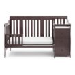 Storkcraft Portofino 5-in-1 Convertible Crib and Changer (Espresso) Storkcraft Portofino 5-in-1 Convertible Crib and Changer (Espresso) – Crib and Changing -Table Combo with 3 Drawers, Includes Baby Changing Pad, Converts to Full-Size Bed