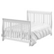 Storkcraft Portofino All-in-One Convertible Crib & Changer (White) – GREENGUARD Gold Certified, Fits Standard Crib Mattress, Converts to Toddler Bed and Full Bed, 4 Adjustable Mattress Heights