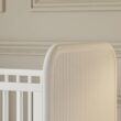 Namesake Brimsley Tambour 3-in-1 Convertible Crib in Warm White, GREENGUARD Gold Certified