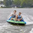 Rave Sports X2 Boat Towable Tube, Blue Green