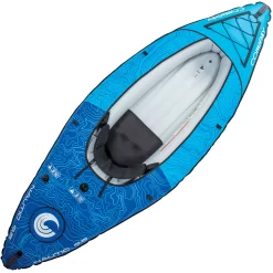 Connelly Nautic 9.5 Solo Rider Inflatable Kayak, Blue/White