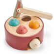 Tender Leaf Toys - Woodpecker Game - Hammering Toy Set for Baby, Educational Toddler Toys Which Develops Fine Motor Skills- 18M+