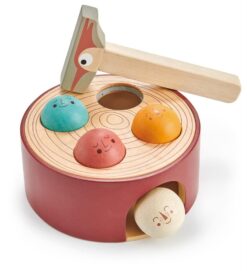 Tender Leaf Toys - Woodpecker Game - Hammering Toy Set for Baby, Educational Toddler Toys Which Develops Fine Motor Skills- 18M+