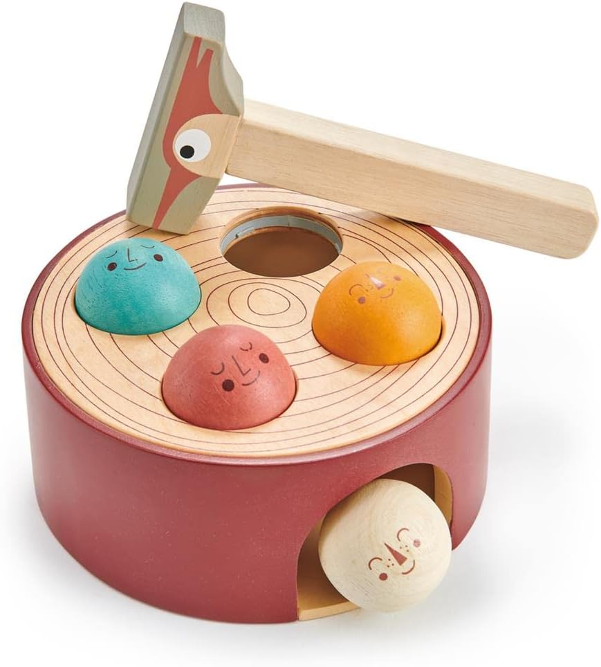 Tender Leaf Toys - Woodpecker Game - Hammering Toy Set for Baby, Educational Toddler Toys Which Develops Fine Motor Skills- 18M+ Tender Leaf Toys - Woodpecker Game - Hammering Toy Set for Baby, Educational Toddler Toys Which Develops Fine Motor Skills- 18M+ - Image 5