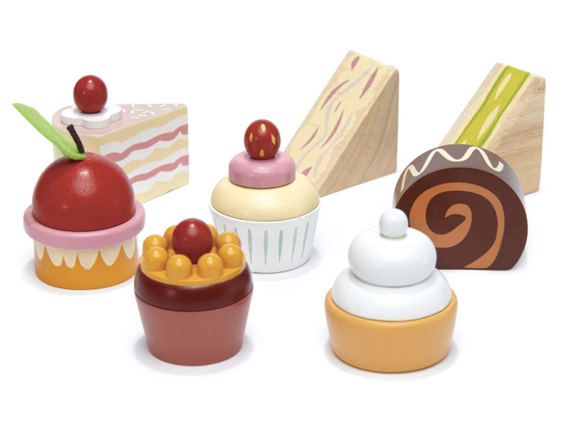 Tender Leaf Toys - Mini Chef Birdie Afternoon Tea Stand – Realistic English Sandwich, Cake and Pastry Tower for Pretend Play High - Age 3+ Tender Leaf Toys - Mini Chef Birdie Afternoon Tea Stand – Realistic English Sandwich, Cake and Pastry Tower for Pretend Play High - Age 3+ - Image 3