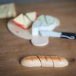 Tender Leaf Toys Cheese Chopping Board, Wooden Play Food Set with 4 Choppable Cheeses, Baguette, Wood Knife and Illustrated Board - Age 2+ Tender Leaf Toys Cheese Chopping Board, Wooden Play Food Set with 4 Choppable Cheeses, Baguette, Wood Knife and Illustrated Board - Age 2+