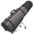 Sun Mountain ClubGlider Journey Wheeled Travel Cover, Black-gunmetal