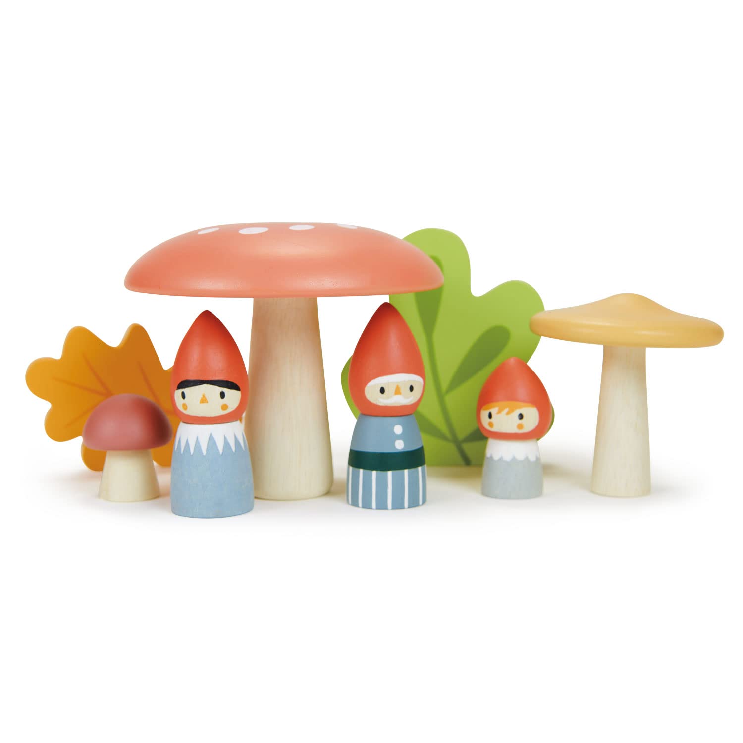 Tender Leaf Toys - Woodland Gnome Family - 8 Piece Solid Wood Imaginative Play Set, Nursery Decoration - Age 3+ Tender Leaf Toys - Woodland Gnome Family - 8 Piece Solid Wood Imaginative Play Set, Nursery Decoration - Age 3+ - Image 7