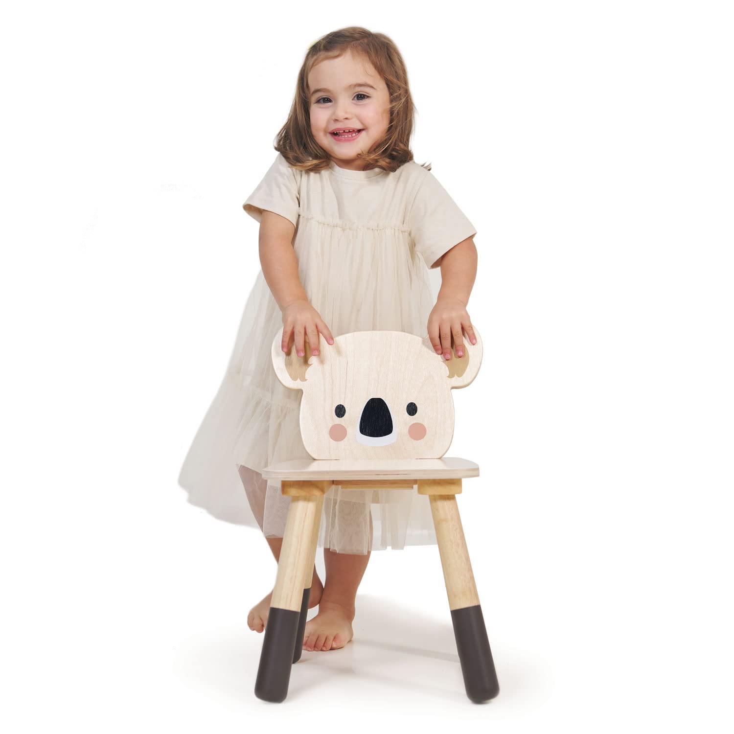 Tender Leaf Toys - Forest Koala Chair - Wooden Playroom Furniture for Kids - Cute and Sturdy Animal Themed Chair - Age 3+ Tender Leaf Toys - Forest Koala Chair - Wooden Playroom Furniture for Kids - Cute and Sturdy Animal Themed Chair - Age 3+ - Image 2