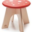 Tender Leaf Toys - Toadstool - Adorable Colorful Solid Wood Stool for Kids Age 3+