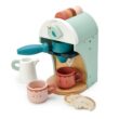 Tender Leaf Toys - Babyccino Maker - Wooden Coffee Machine Pretend Food Play Toy with Espresso Capsules and Cups