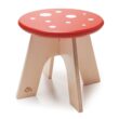 Tender Leaf Toys - Toadstool - Adorable Colorful Solid Wood Stool for Kids Age 3+