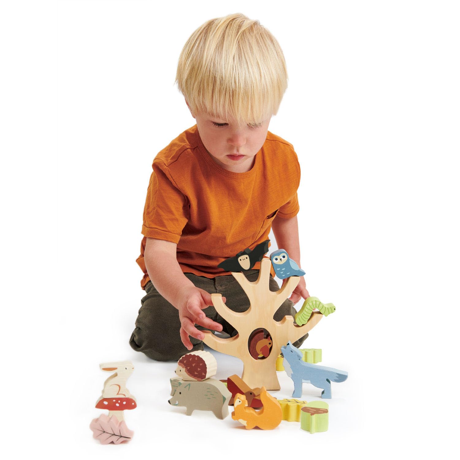 Tender Leaf Toys - Stacking Forest - Wooden Animal Balancing Game for Children and Toddlers 18 Months+ Tender Leaf Toys - Stacking Forest - Wooden Animal Balancing Game for Children and Toddlers 18 Months+ - Image 4