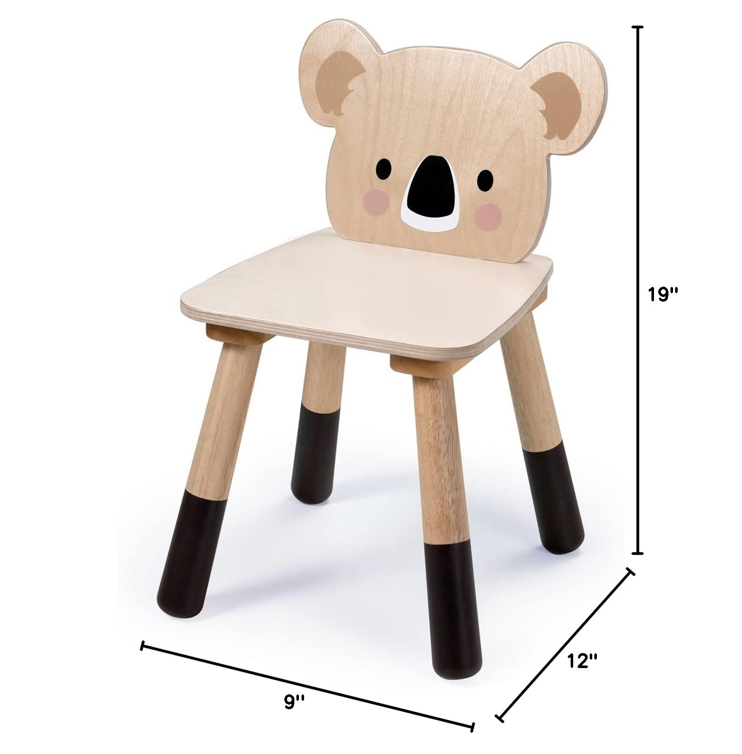 Tender Leaf Toys - Forest Koala Chair - Wooden Playroom Furniture for Kids - Cute and Sturdy Animal Themed Chair - Age 3+ Tender Leaf Toys - Forest Koala Chair - Wooden Playroom Furniture for Kids - Cute and Sturdy Animal Themed Chair - Age 3+ - Image 4