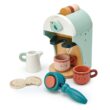Tender Leaf Toys - Babyccino Maker - Wooden Coffee Machine Pretend Food Play Toy with Espresso Capsules and Cups