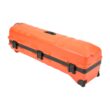 SKB Cases Deluxe ATA Hard Plastic Storage Wheeled Cart Golf Bag Travel Case, Extra Large - Orange