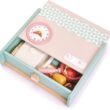 Tender Leaf Toys - Mini Chef Kitchenette - Foldable Portable Wooden Kitchen with Accessories for Pretend Cooking - Age 3+