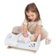 Tender Leaf Toys - Sweet Dreams Dolly Bed - Wooden Baby Doll Rocking Cradle with Bedding and Accessories - Age 18m+ Tender Leaf Toys - Sweet Dreams Dolly Bed - Wooden Baby Doll Rocking Cradle with Bedding and Accessories - Age 18m+