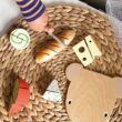 Tender Leaf Toys Cheese Chopping Board, Wooden Play Food Set with 4 Choppable Cheeses, Baguette, Wood Knife and Illustrated Board - Age 2+ Tender Leaf Toys Cheese Chopping Board, Wooden Play Food Set with 4 Choppable Cheeses, Baguette, Wood Knife and Illustrated Board - Age 2+