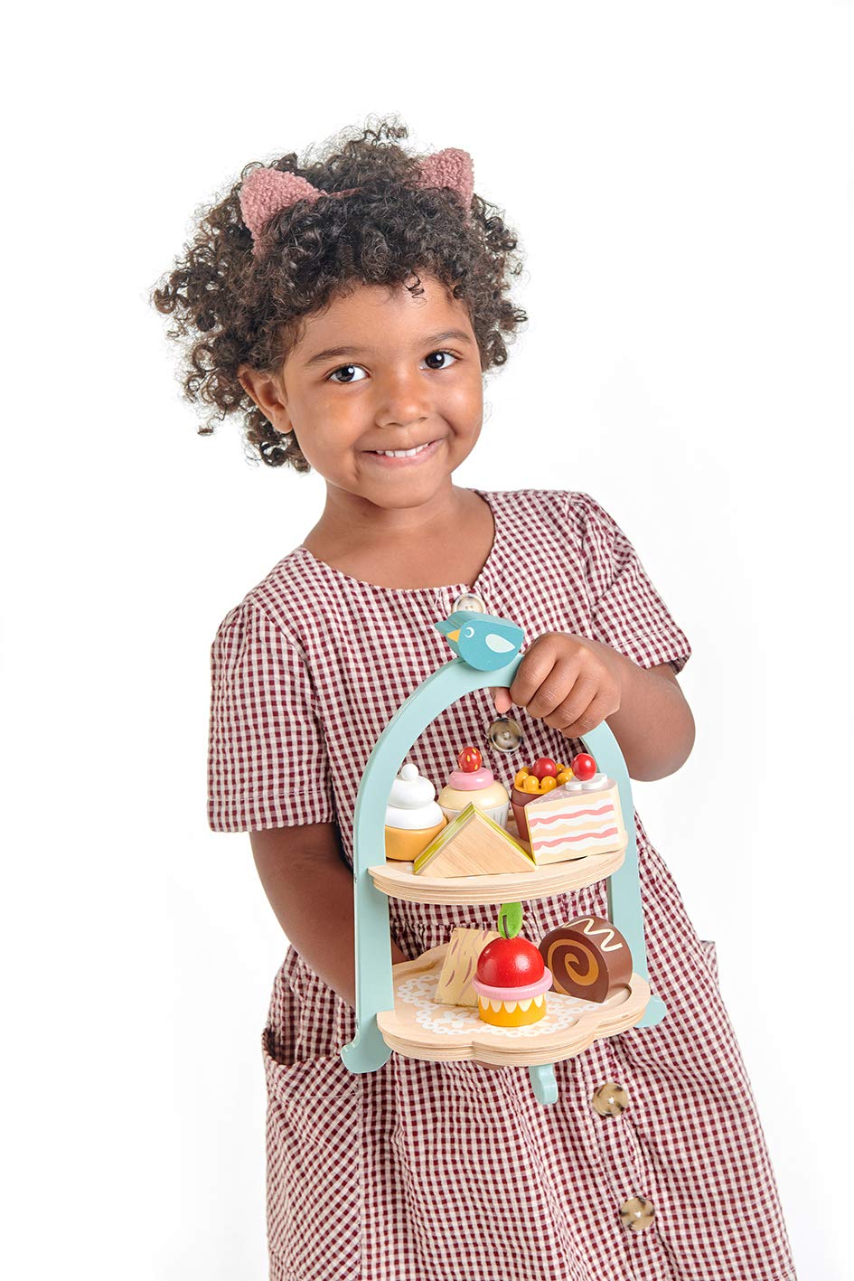 Tender Leaf Toys - Mini Chef Birdie Afternoon Tea Stand – Realistic English Sandwich, Cake and Pastry Tower for Pretend Play High - Age 3+ Tender Leaf Toys - Mini Chef Birdie Afternoon Tea Stand – Realistic English Sandwich, Cake and Pastry Tower for Pretend Play High - Age 3+ - Image 5