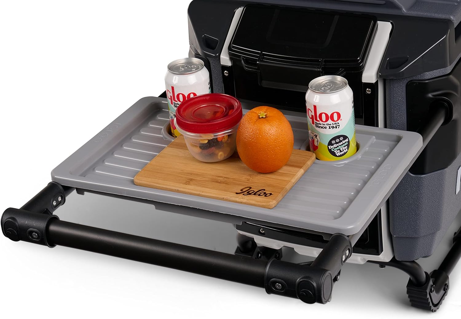 Igloo Trailmate Journey 70Qt Wheeled Cooler, Insulated Hard Shell Ice Chest, Carbonite Igloo Trailmate Journey 70Qt Wheeled Cooler, Insulated Hard Shell Ice Chest, Carbonite - Image 7