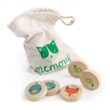 Tender Leaf Toys Clever Cat Memory Game with Canvas Storage Bag - Fun Play While Improving Visual Memory Skills - 18 Months+