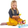 Tender Leaf Toys - Ice Lolly Shop - 13 Pieces Pretend Food Play Toy with 6 Wooden Popsicles Ice Cream Bars - Age 3+