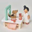 Tender Leaf Toys - Waggy Tails Dog Salon - Wooden Interactive Pet Care Grooming Play Set for Kids - Fun Role-Play Set - Age 3+