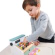 Tender Leaf Toys - General Stores Till - Comprehensive Wooden Shop Till Play Set with Scanner - Age 3+