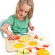 Tender Leaf Toys - Citrus Fractions - Math Learning Wooden Toys, Sorting Toys - Educational Game for 18m+
