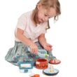 Tender Leaf Toys - Pots and Pans - 13 Pcs Wooden Pretend Cooking Playset, Play Kitchen Cookware Accessories Set for Kids - Age 3+