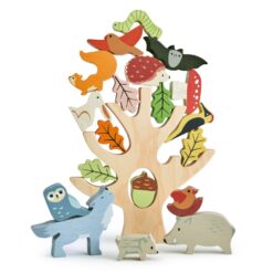 Tender Leaf Toys - Stacking Forest - Wooden Animal Balancing Game for Children and Toddlers 18 Months+