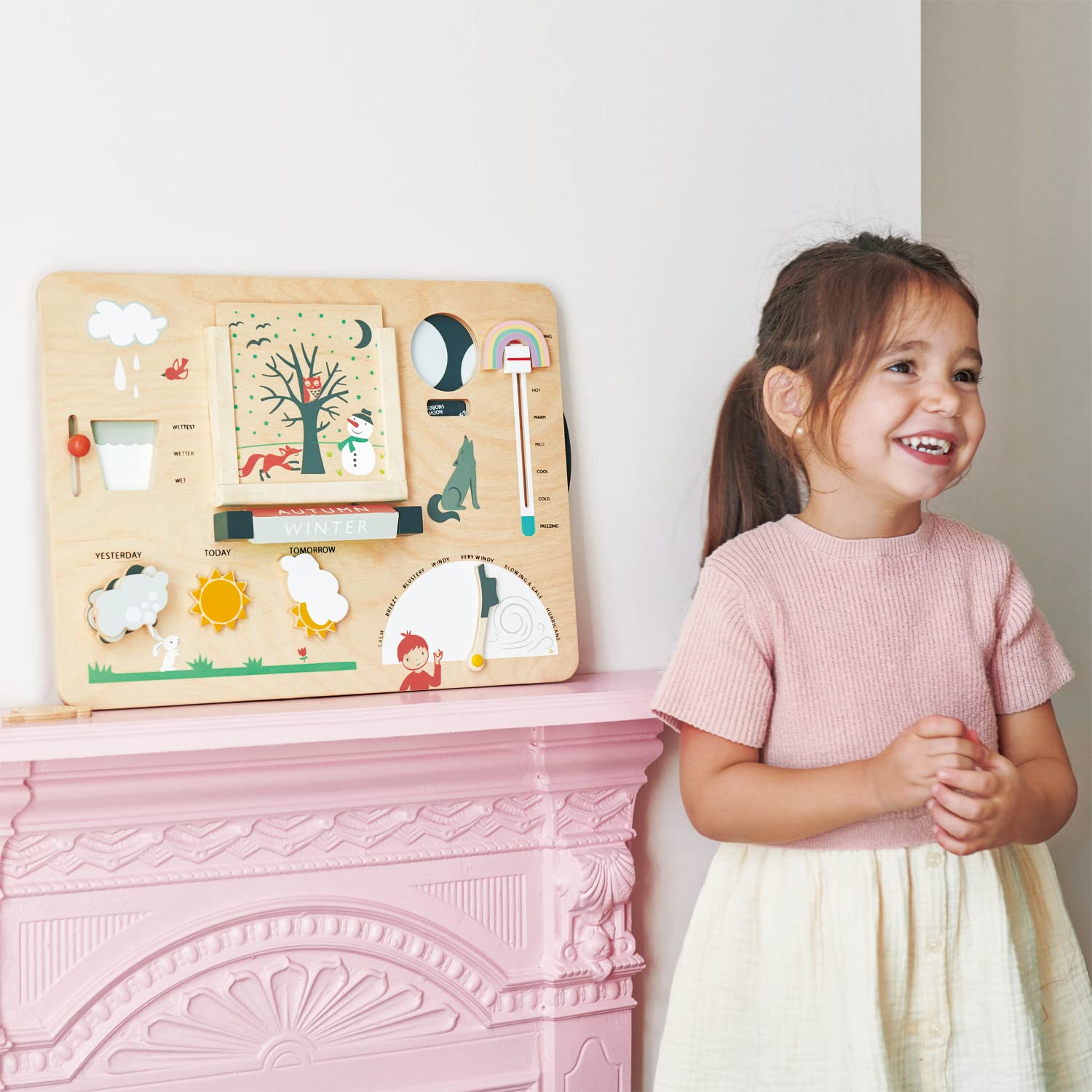 Tender Leaf Toys - Weather Watch - Educational Wooden Weatherboard for Kids Age 3+ Tender Leaf Toys - Weather Watch - Educational Wooden Weatherboard for Kids Age 3+ - Image 6