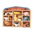 Tender Leaf Toys Farmyard Animals “ 13 Wooden Country Farm Figurines with a Display Shelf - Ages 3+ Years Tender Leaf Toys Farmyard Animals “ 13 Wooden Country Farm Figurines with a Display Shelf - Ages 3+ Years
