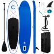 FunWater Stand Up Paddle Board Ultra-Light Inflatable Paddleboard with SUP Accessories for Adults & Youth of All Skill Levels, Sapphire Smile