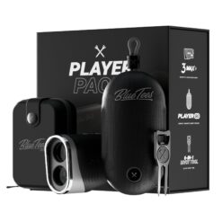 Blue Tees Golf Player Pack GO Bundle - Series 3 Max+ Rangefinder with Premium Case - The Complete Golf Bundle