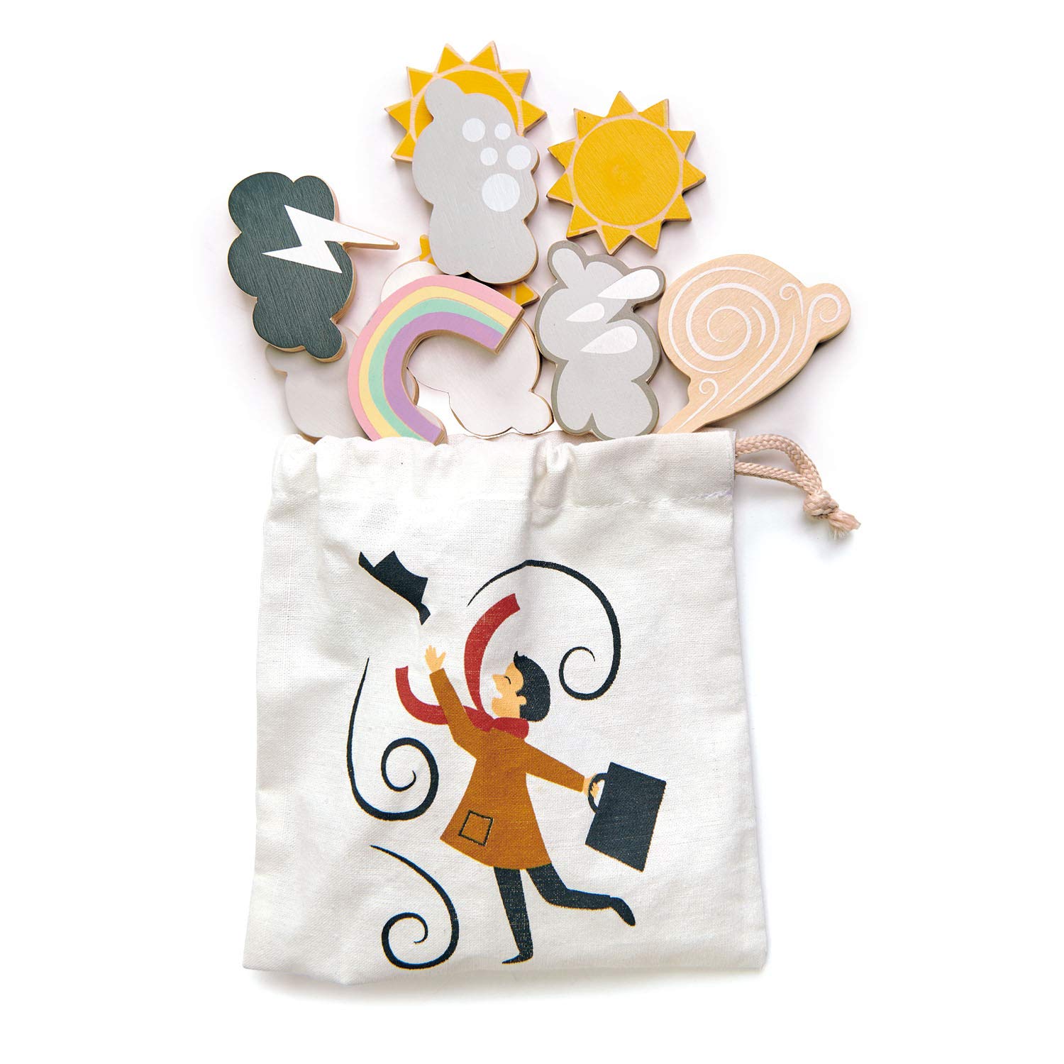Tender Leaf Toys - Weather Watch - Educational Wooden Weatherboard for Kids Age 3+ Tender Leaf Toys - Weather Watch - Educational Wooden Weatherboard for Kids Age 3+ - Image 7